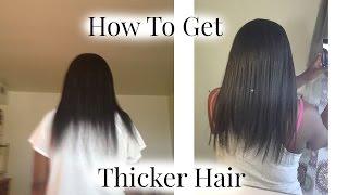 How to get thicker healthier hair!!