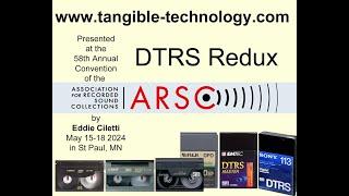 Tascam DTRS format digital 8-track tips for Archivists