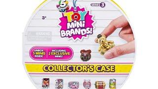 Let’s open the toy mini brands series 3 collectors case