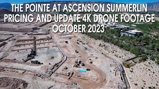 The Pointe at Ascension Summerlin Pricing And Update 4K Drone footage October 2023