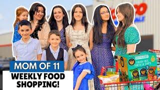 $1000 Grocery Haul for 11 Kids! Costco & Whole Foods