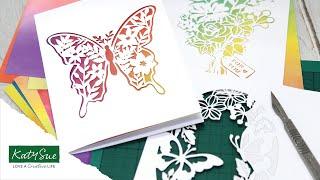 Make Paper Cut Greetings Cards With Adventures in Paper Cutting Blossoms & Butterflies Set