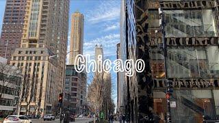 Chicago Spring Walk: Magnificent Mile/Michigan Avenue, Late March 2024