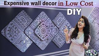 Upgrade Ur Old Wall with Grand Look DIY Mirror Mosaic Wall Art | Lippan art work