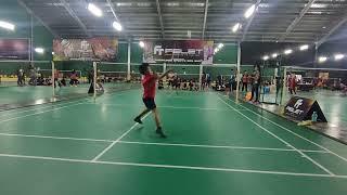 KEJOHANAN BADMINTON REMAJA HURRICANE SPORT 2023.CHAROLYNE JESS VS ABNER JAY