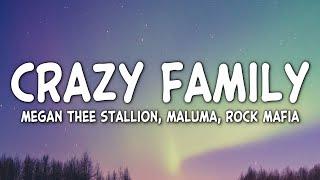 Megan Thee Stallion, Maluma, Rock Mafia - Crazy Family (Lyrics) (from "THE ADDAMS FAMILY 2")