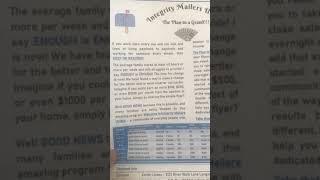  Integrity Mailers United $200 gets you ALL IN! Make $40-$1000  Make Money From Home! Proof 