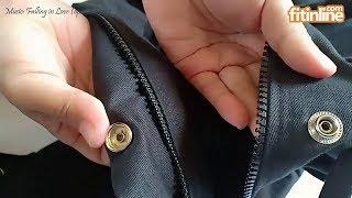 Menjahit Jaket: Cara Memasang Kancing Knob