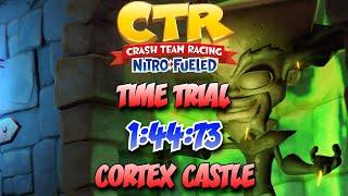 (World Records) Cortex Castle In 1:44:73 + 31:89 Lap [CTR: NF]