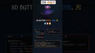 3D Button Animation#csstricks #coding #webcoding #webdeveloper #theos_blog #webdeveloping #website