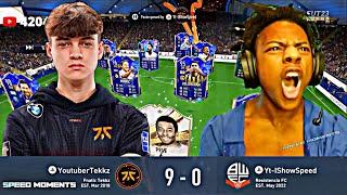 ISHOWSPEED vs TekKz | Ishowspeed FIFA Rage funny | Speed Playing for FIFA Best Player in The World