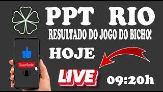 Resultado do jogo do bicho ao vivo PPT-RIO 09:20H dia 09/03/2025 - DOMINGO