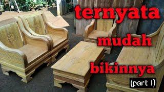 cara bikin kursi minimalis motif sarang semut || how to make a minimalist ant nest chair