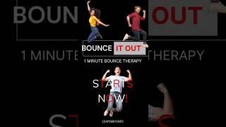 BOUNCE THERAPY:1 min. BALANCE move! Unique rebounding move, in my new bounce & bend series! #fitness