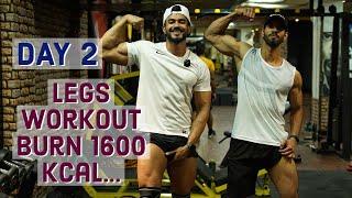 Day 2 : Legs Workout Burn 1600 Kcal | Burn those Calories | Varun Verma