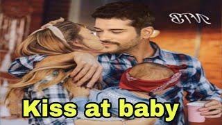 Burak Ozcivit and neslihan atagul kiss each other with their baby | Celebrities Gossips