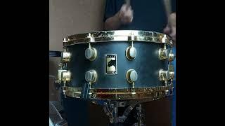 Black Panther premium series 14x6.5 snare drum  ( GOLD HARDWARE ) rare - ANH DRUM SHOP