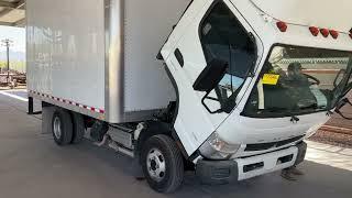 2017 Mitsubishi Fuso Canter FE125 Box Truck For Virtual Online Auction July 8, 2023