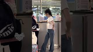 2025.05.15 Zhou Ye at Pudong Airport headed to Cannes! ~