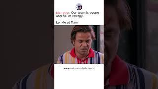 "Manager Says We’re Full of Energy | Me at 11AM  #Relatable #OfficeHumor"