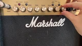 Marshall MG15fx Amplifier Demo w/ Tele (no talking)