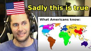 American Reacts to the World According to Americans