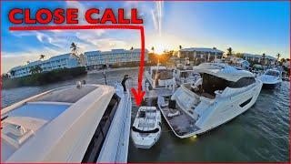 Almost CRASHED into the neighbor's DINGHY!!! | Exploring Captiva Island on a YACHT