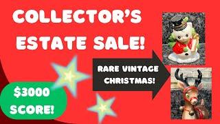 COLLECTOR'S ESTATE SALE - $3000 SCORE ON VINTAGE CHRISTMAS!