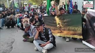 Leh Hosts mourning procession to Honor Martyred Syed Hassan Nasrallah, Chief of Hezbollah Lebanon