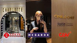 Korean Luxury Movie Theatre Review Compilation | Megabox Boutique Suite | Charlotte | Cine de Chef