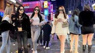 [NIGHTLIFE SEOUL] Come and visit the hot streets of Gangnam Walking Tour_4K HDR