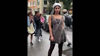 Giorgio Armani fashion guests  21/09/2023 Milan Fashion week Part 1   #italy #milan #mfw #shorts