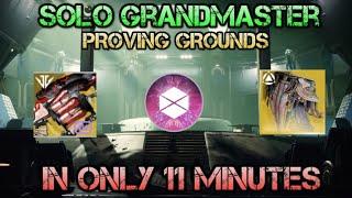 Solo Grandmaster - Proving Grounds - TITAN - in 11 minutes