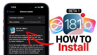 How To install iOS 18.1 Beta 1 and Device Support!