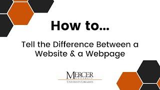 How to Tell the Difference Between a Website & a Webpage