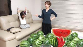 Eight watermelons were delivered!! Seoeun about Suspicious Watermelon