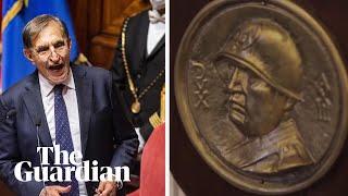 Ignazio La Russa: politician with fascist memorabilia elected speaker of Italy's upper house