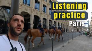 Easy French in Paris Listening Practice  | Episode 6 (FR/EN Subtitles) Native French listening