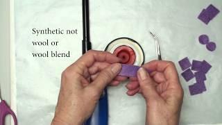 How to Make Mixed Media Felt Cup Embellishments pt 1