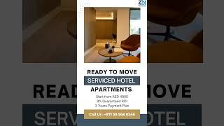 Hotel apartments with guaranteed 8% ROI. #dubairealestate #dubaiproperty #realestate #investindubai