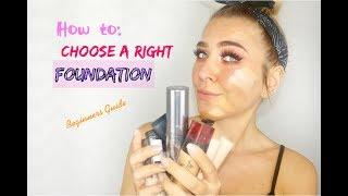 How to: Choose a right FOUNDATION | In-Deph Beginners Guide | Ingrida G