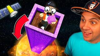 I 100% Built Until I Hit MARS In Roblox Tower Simulator...