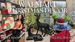 WALMART CHRISTMAS DÉCOR SHOPPING 2024! Budget-Friendly Holiday Decorations & Haul