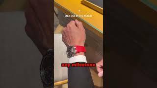 Kevin O'Leary Cries over 1:1 factory Audemars Piguet royal oak skeleton with ruby bezel