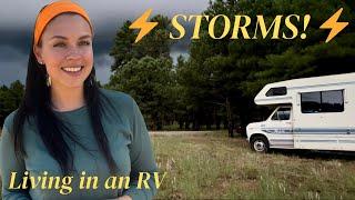 INSANE Lightning Storms, Monsoon Madness, & Wildflowers ️ + CheapRVliving Collab Announcement!