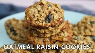 Best Oatmeal Raisin Cookies Recipe  | Soft and Chewy