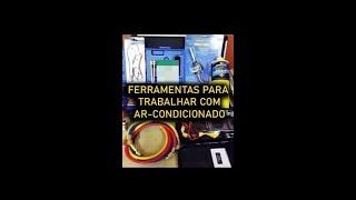 Quais são as principais ferramentas fundamentais para trabalhar com ar-condicionado?