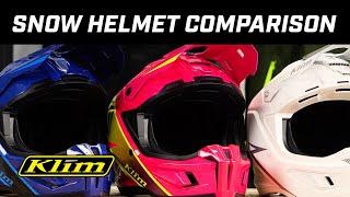 KLIM Snowmobile Helmets | Product Comparison