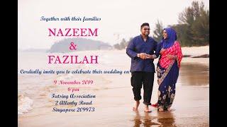 Wedding Save The Date Video- Nazeem & Fazilah (1080P, 60 FPS) - O Saaki O Saaki