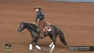 Gunnabebigtime shown by Brian Bell   2020 NRHA Futurity Open Finals, Sec  2